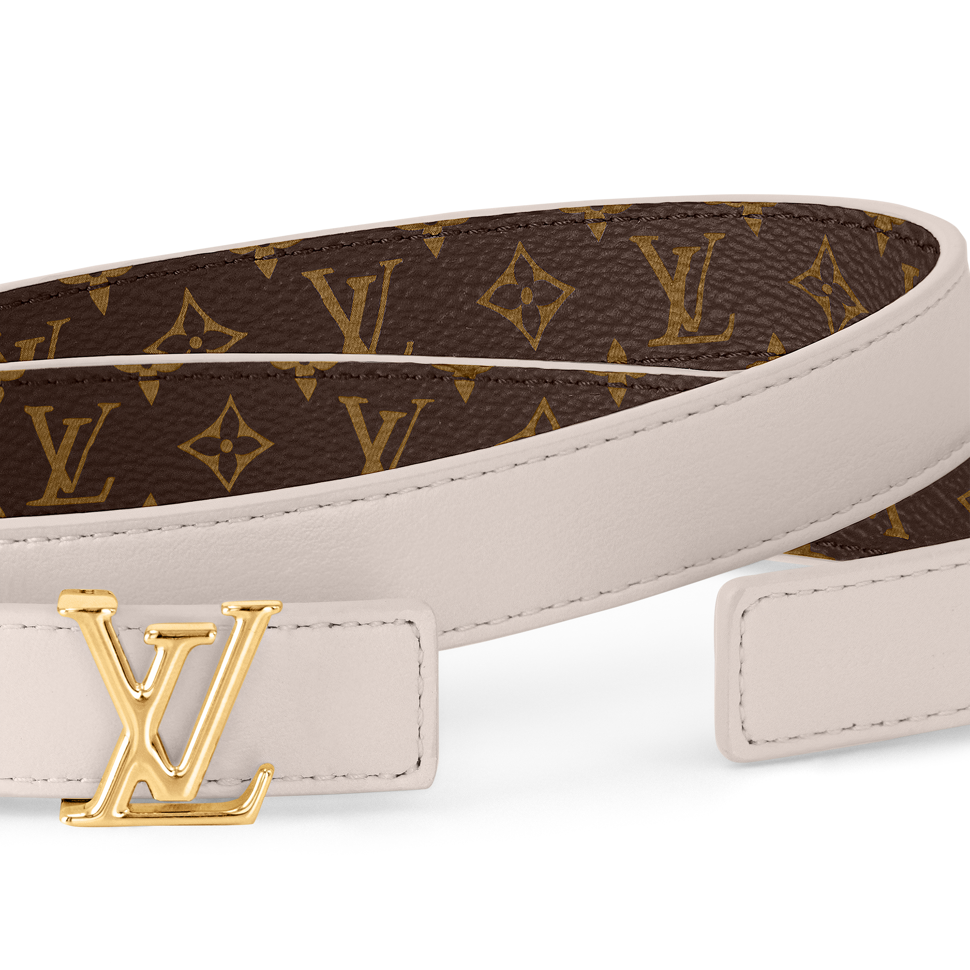 Louis vuitton clearance reversible belt women's